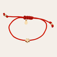 Zoe Lev 14k Gold Star With Diamond Fortune Bracelet