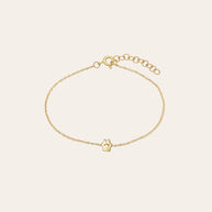 Zoe Lev 14k Gold Tiny Paw Bracelet