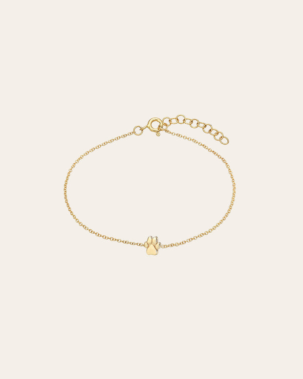 Zoe Lev 14k Gold Tiny Paw Anklet