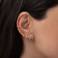 Zoe Lev 14k Gold Mini Huggie Earrings