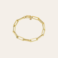 Zoe Lev 14k Gold Extra Large Paper Clip Chain Bracelet