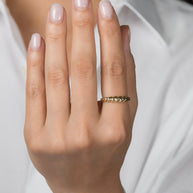 Zoe Lev 14k Gold Croissant Ring