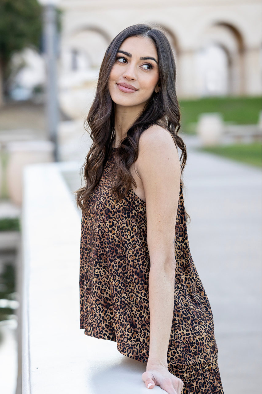 KiraGrace PORTOFINO TOP: LEOPARD