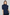 KiraGrace GRACE MOCKNECK TEE: MARINE NAVY