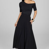 KiraGrace PORTOFINO SKIRT: BLACK