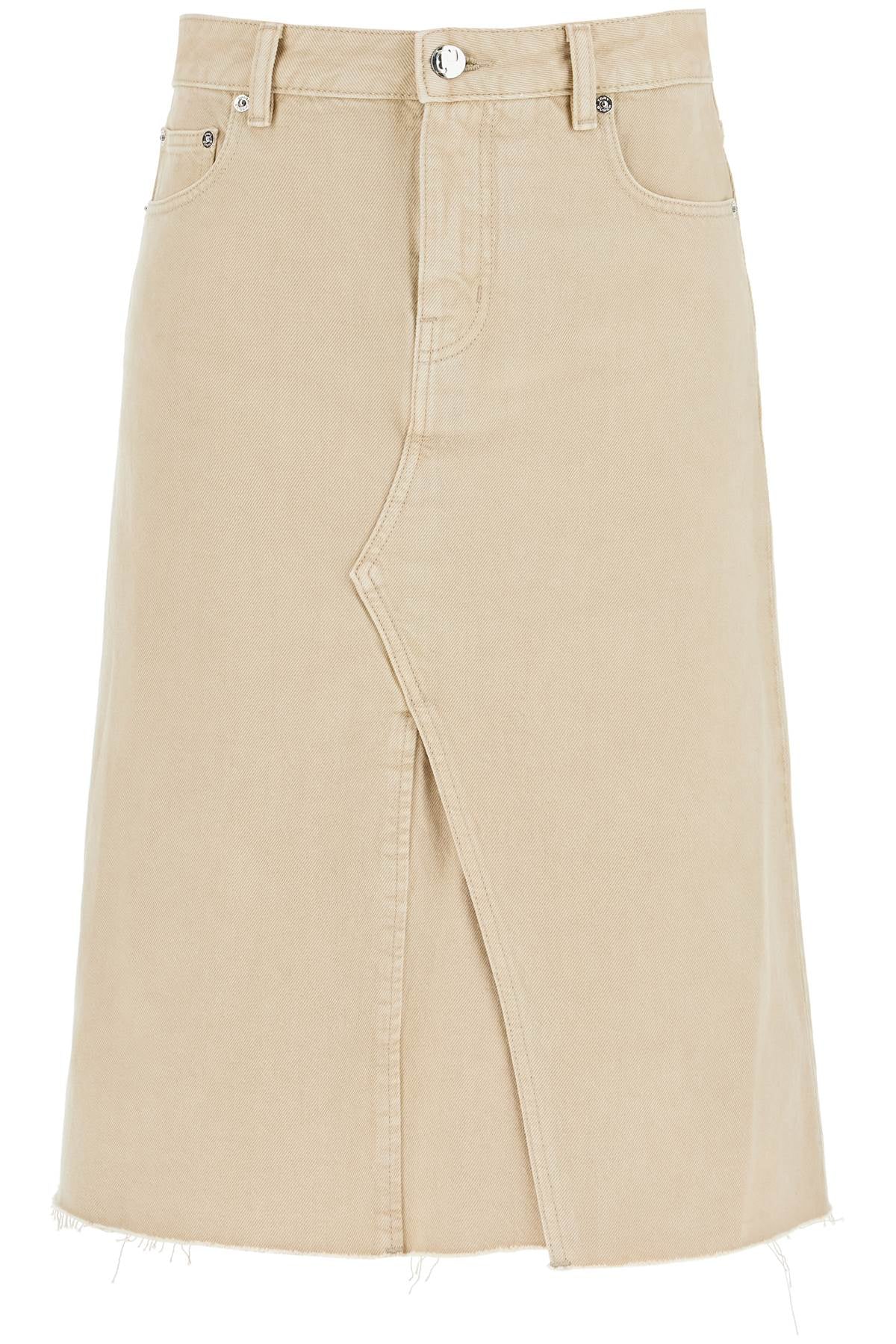 Tory Burch Denim Midi Skirt