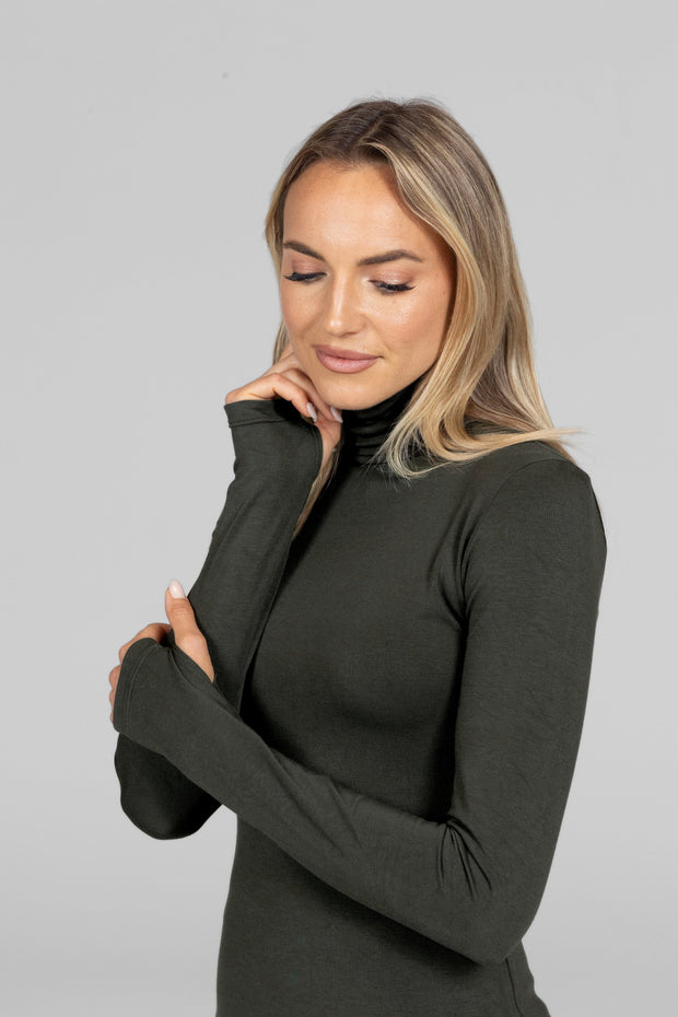 KiraGrace GRACE TURTLENECK: LODEN