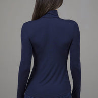 KiraGrace GRACE TURTLENECK: MARINE NAVY