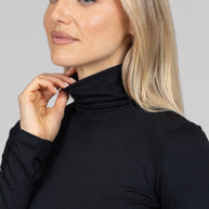 KiraGrace GRACE TURTLENECK: BLACK
