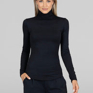 KiraGrace GRACE TURTLENECK: BLACK