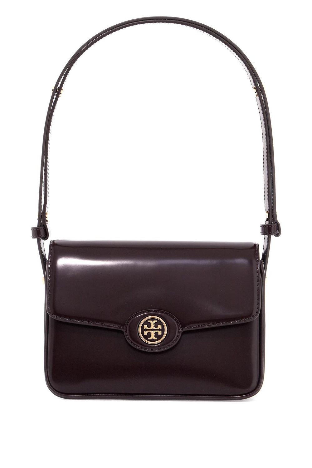 Tory Burch Robinson Brushed Leather Shoulder Bag