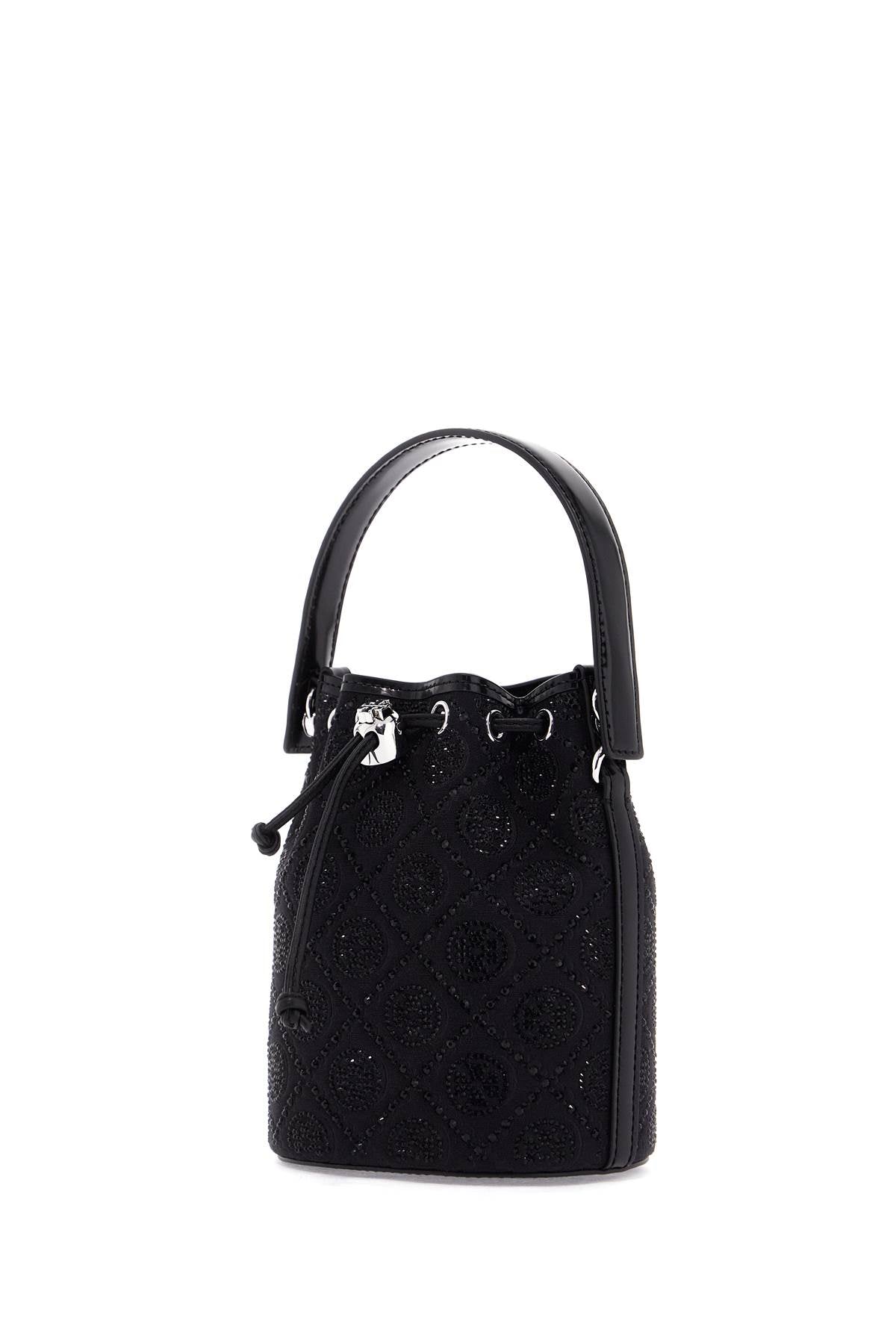 Tory Burch Monogram T Bucket Bag With Rhinestones