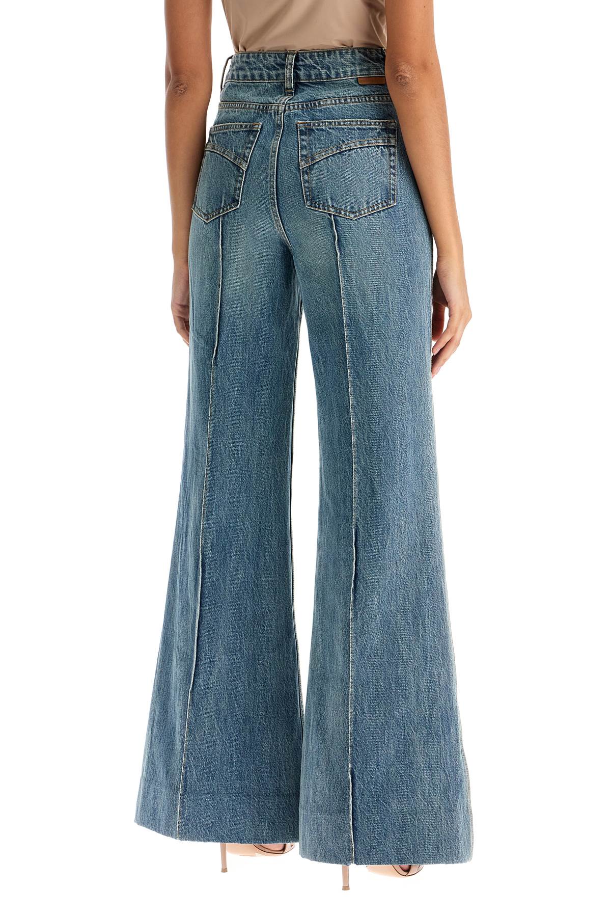 Zimmermann Illustration Wide Leg Jeans