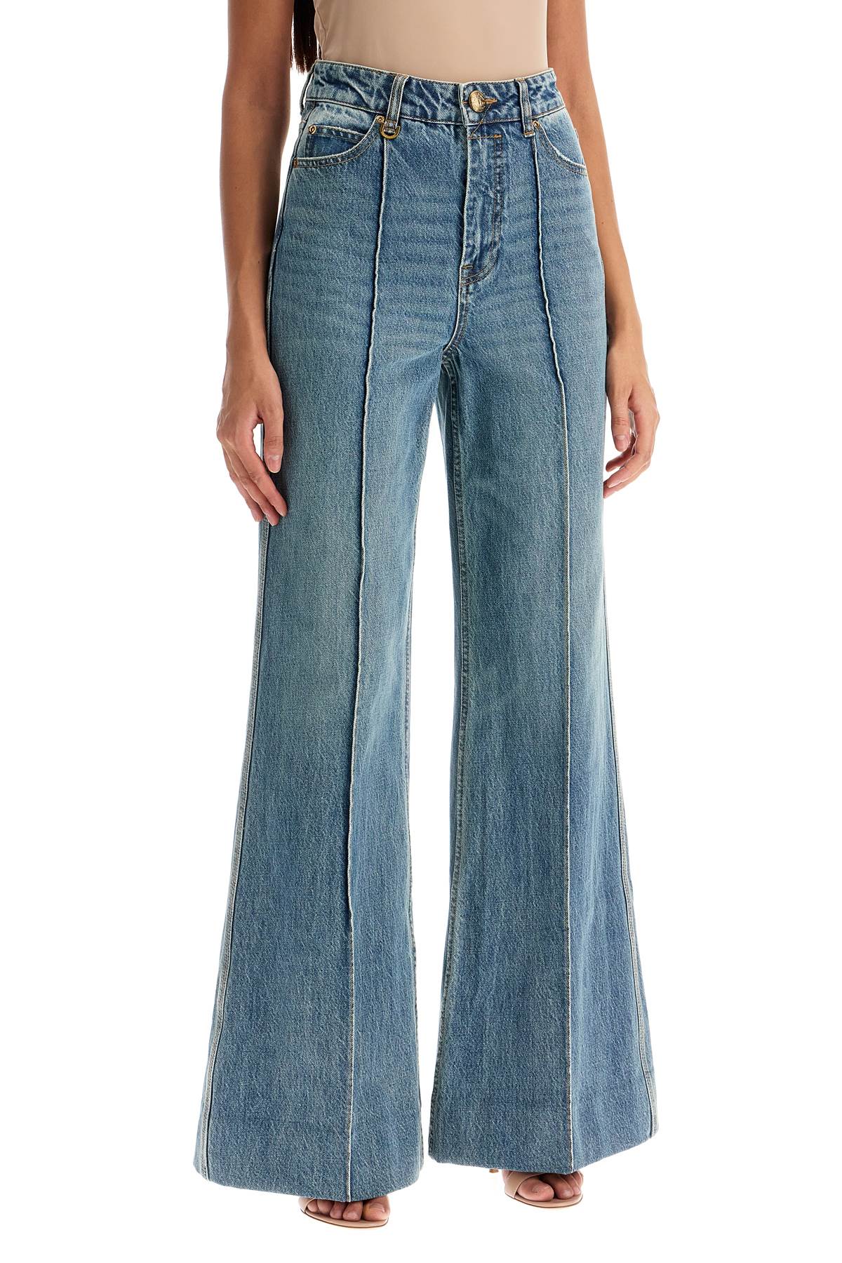 Zimmermann Illustration Wide Leg Jeans