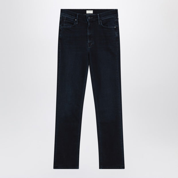 Mother The Mid Rise Dazzler Ankle Jeans In Dark Blue