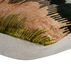 16x24 In Earthy Wave Pattern Throw Pillow  Modern Beige, Green, Black & White Cushion For Versatile Home Décor  Down Feather Insert INCLUDED