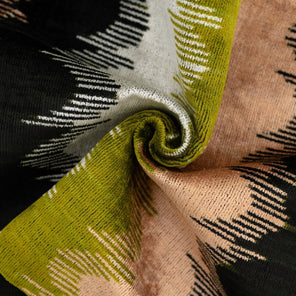 16x24 In Earthy Wave Pattern Throw Pillow  Modern Beige, Green, Black & White Cushion For Versatile Home Décor  Down Feather Insert INCLUDED