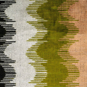 16x24 In Earthy Wave Pattern Throw Pillow  Modern Beige, Green, Black & White Cushion For Versatile Home Décor  Down Feather Insert INCLUDED