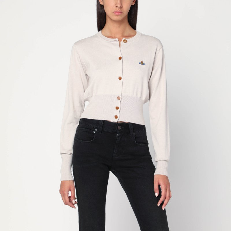 Vivienne Westwood Off-white Cashmere-blend Cardigan