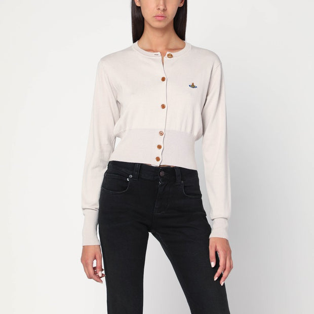 Vivienne Westwood Off-white Cashmere-blend Cardigan