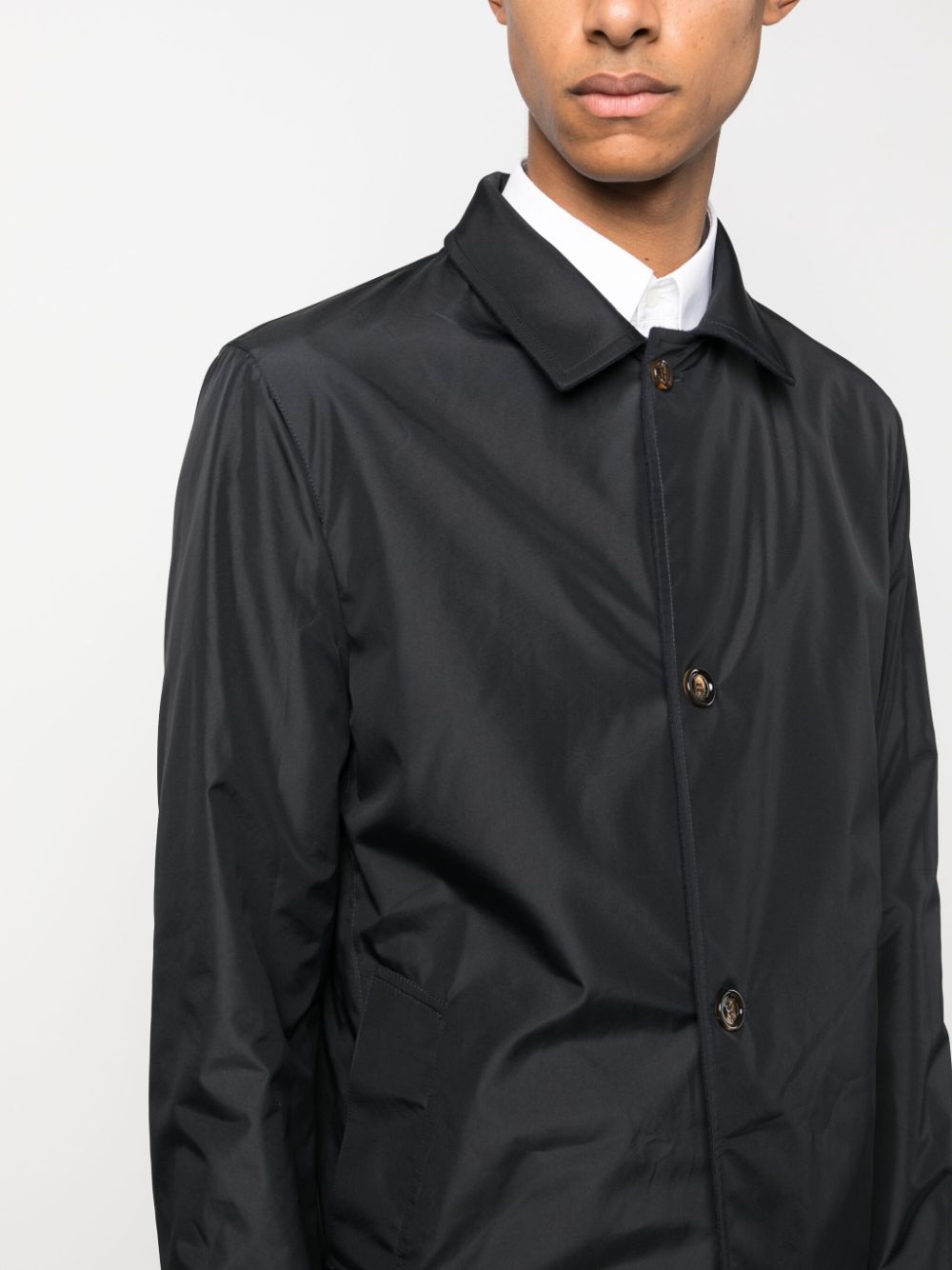 Kired Peak Cashmere Coat - Blue
