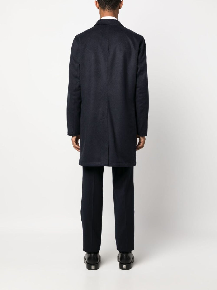 Kired Peak Cashmere Coat - Blue