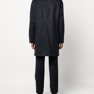 Kired Peak Cashmere Coat - Blue