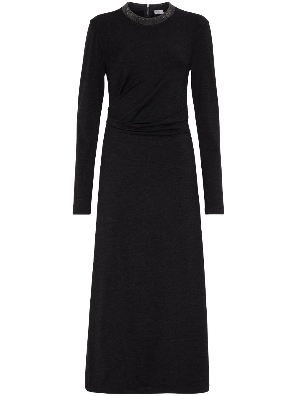 Brunello Cucinelli Wool Blend Long Dress