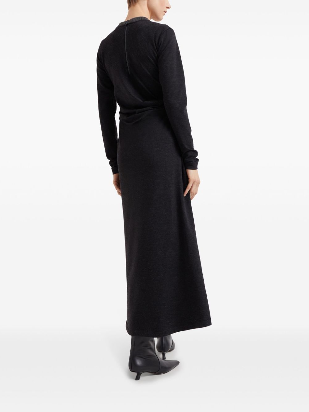 Brunello Cucinelli Wool Blend Long Dress