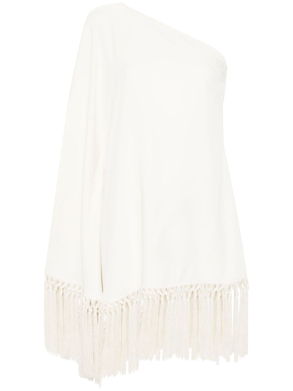 TALLER MARMO PRE Arno One-shoulder Mini Dress Ivory