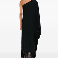 TALLER MARMO PRE Arno Fringed Long Dress - Black