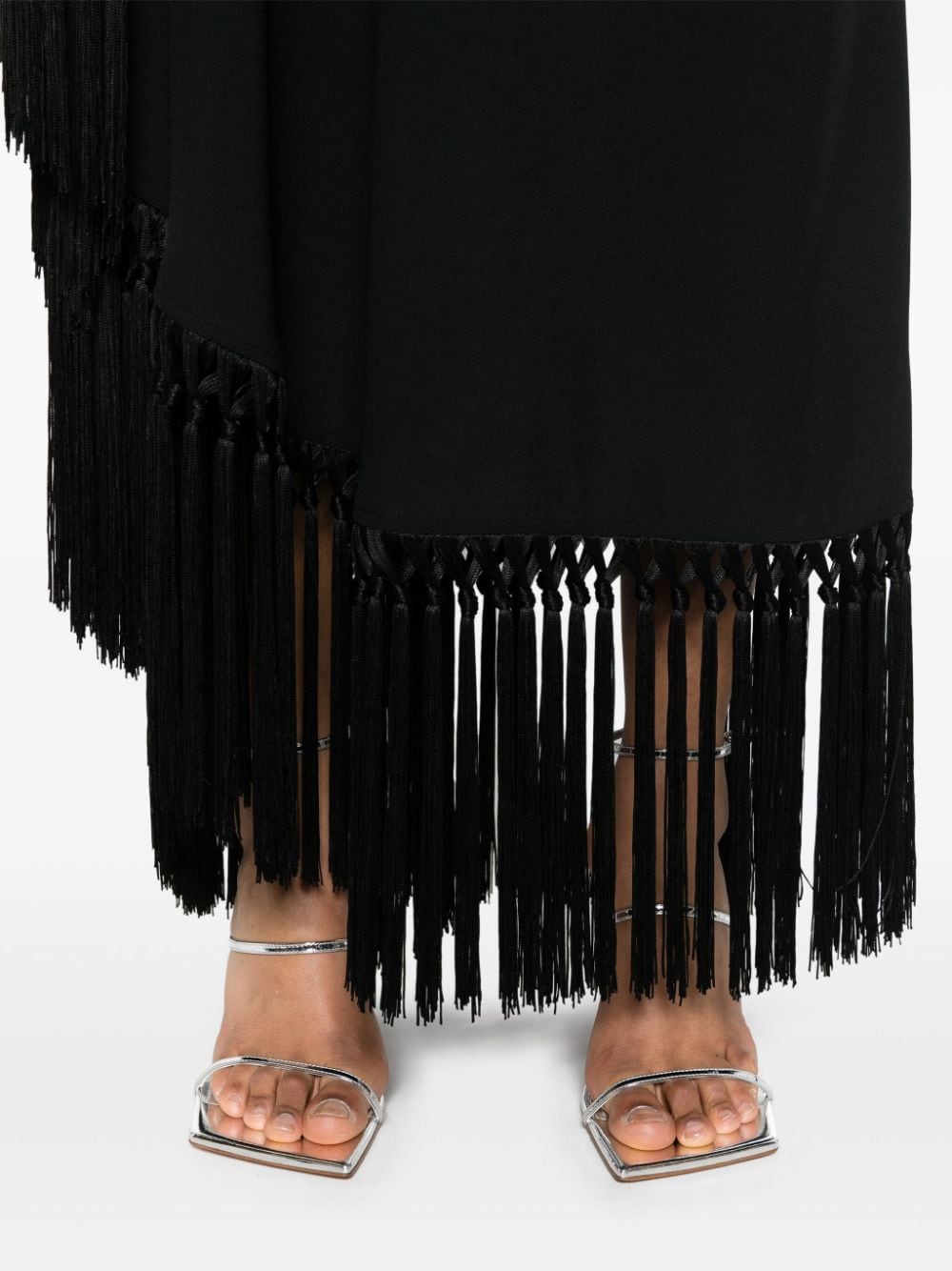 TALLER MARMO PRE Arno Fringed Long Dress - Black
