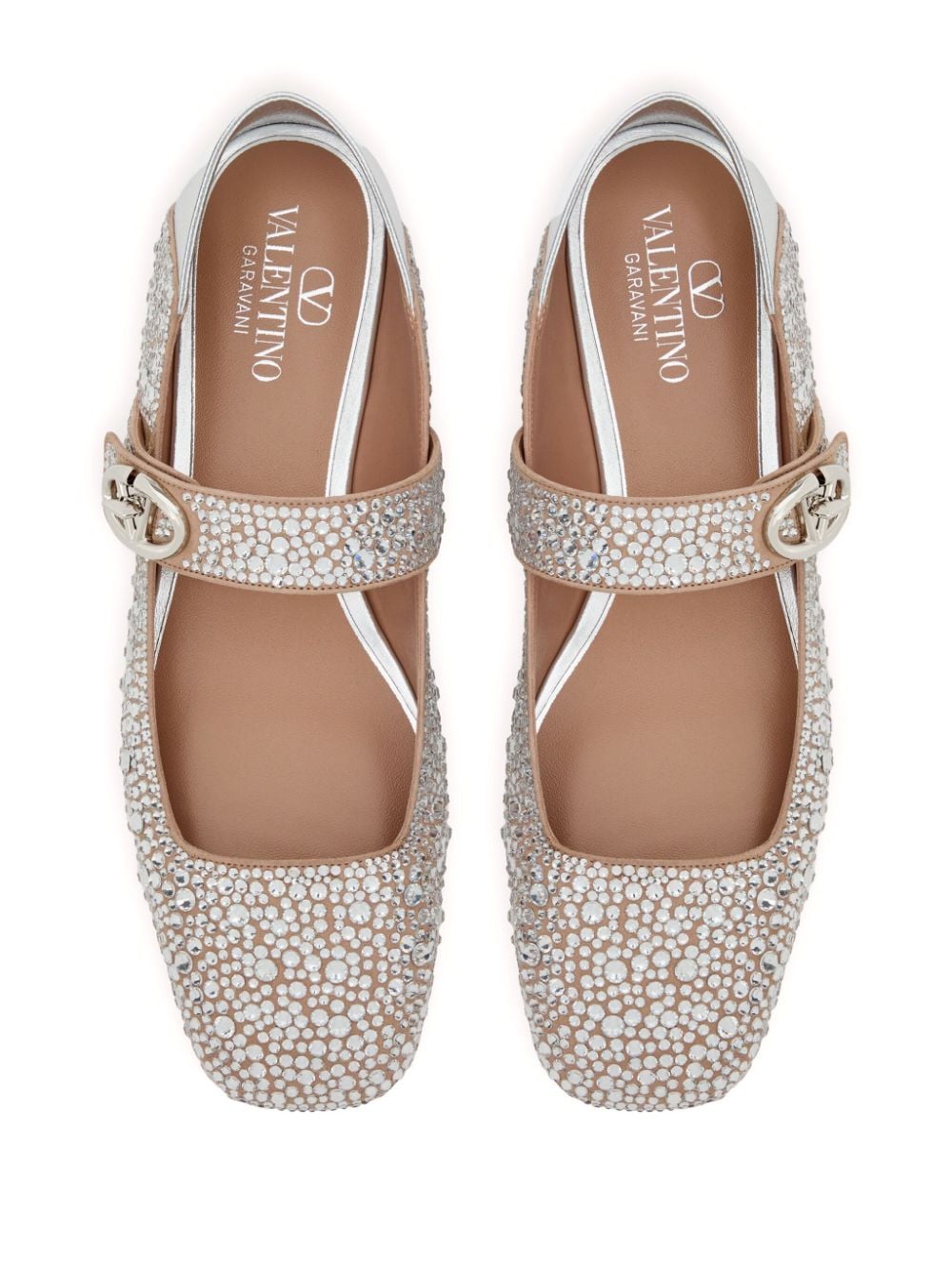 Valentino Garavani Vlogo Locker Mary Jane Flats