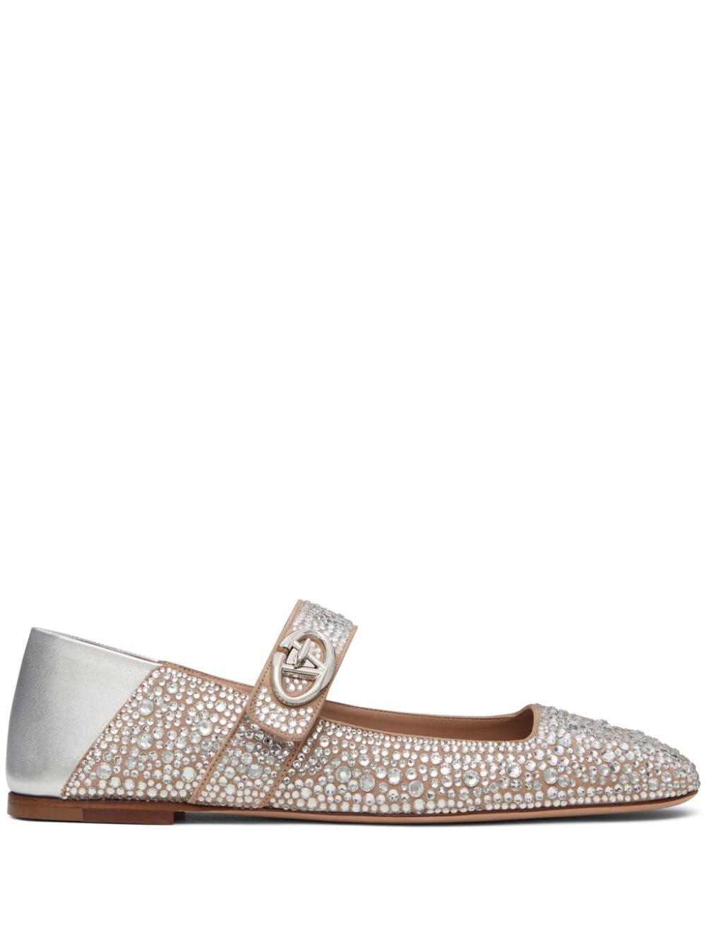 Valentino Garavani Vlogo Locker Mary Jane Flats