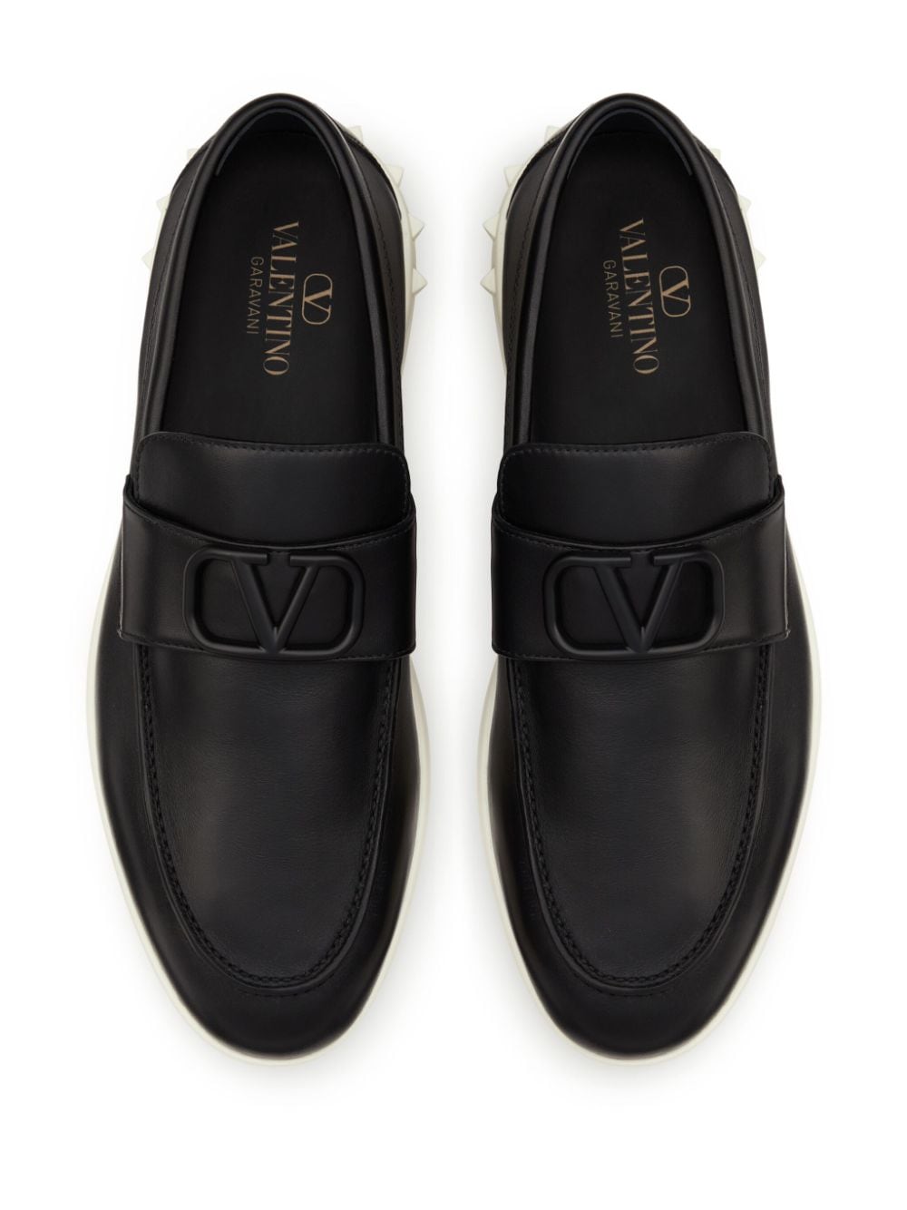 Valentino Garavani VLogo Leather Loafers