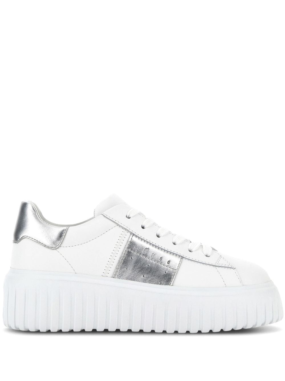 HOGAN PRE H-stripes Sneakers Silver