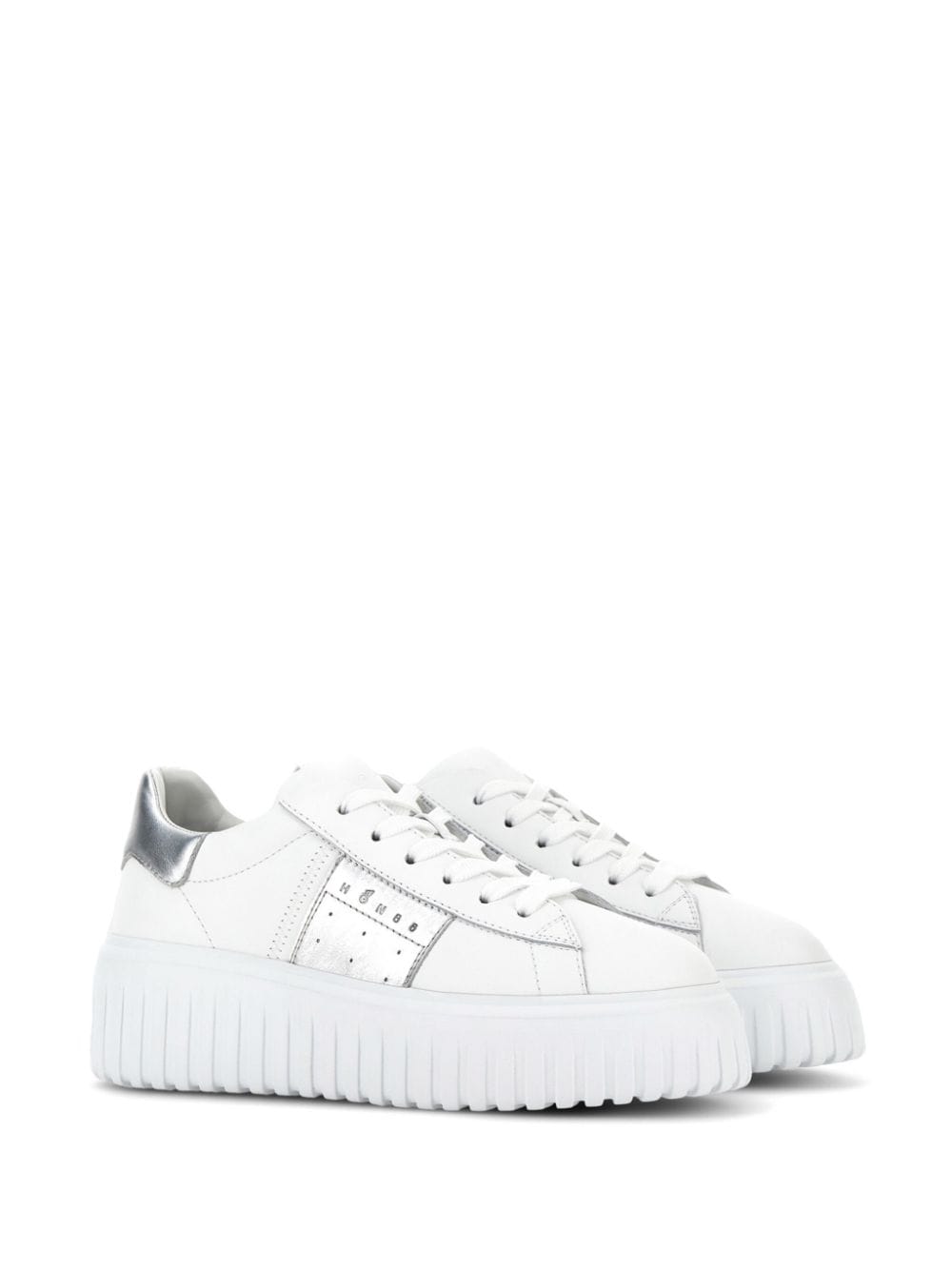 HOGAN PRE H-stripes Sneakers Silver