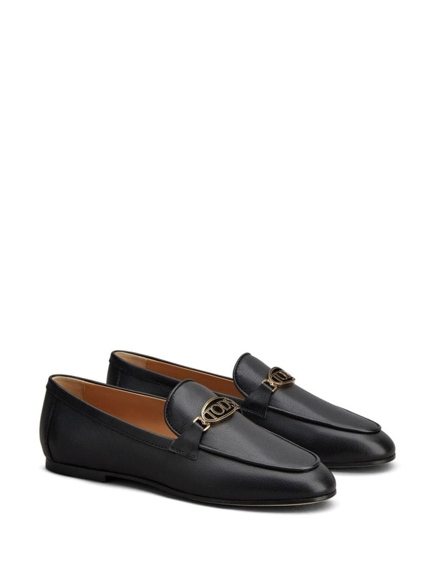 Tod's Leather Loafers - Black