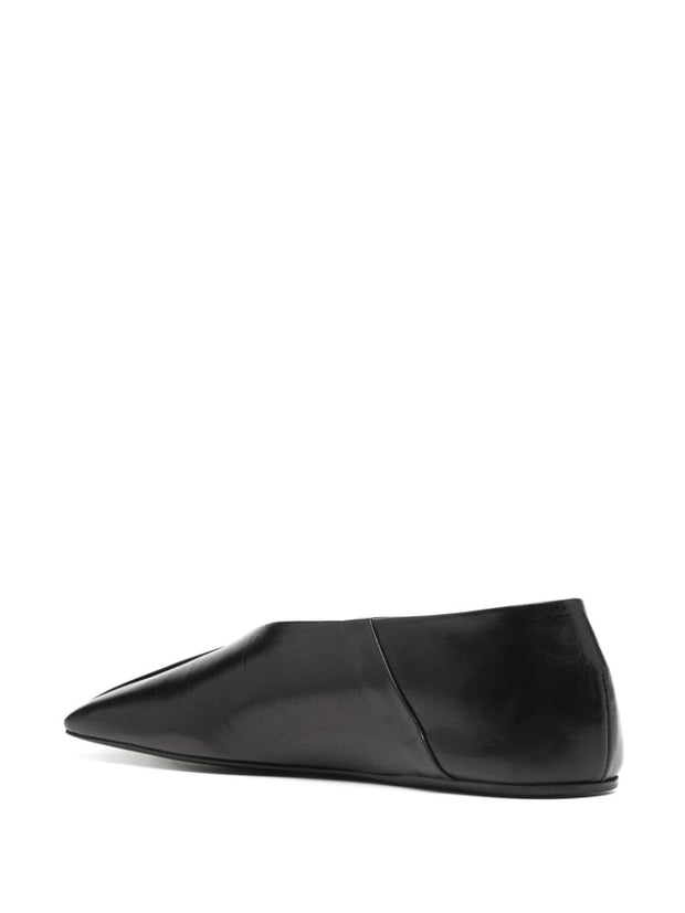 Jil Sander Square Toe Flats