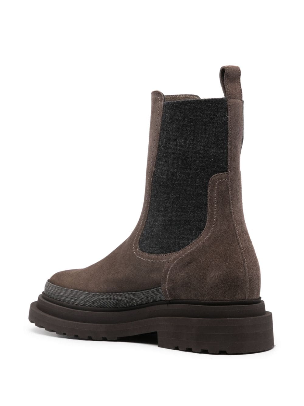 Brunello Cucinelli Suede Chelsea Boots