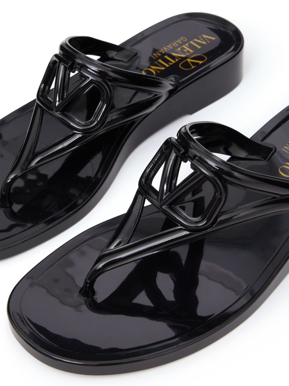 Valentino Garavani VLogo Sandals Black