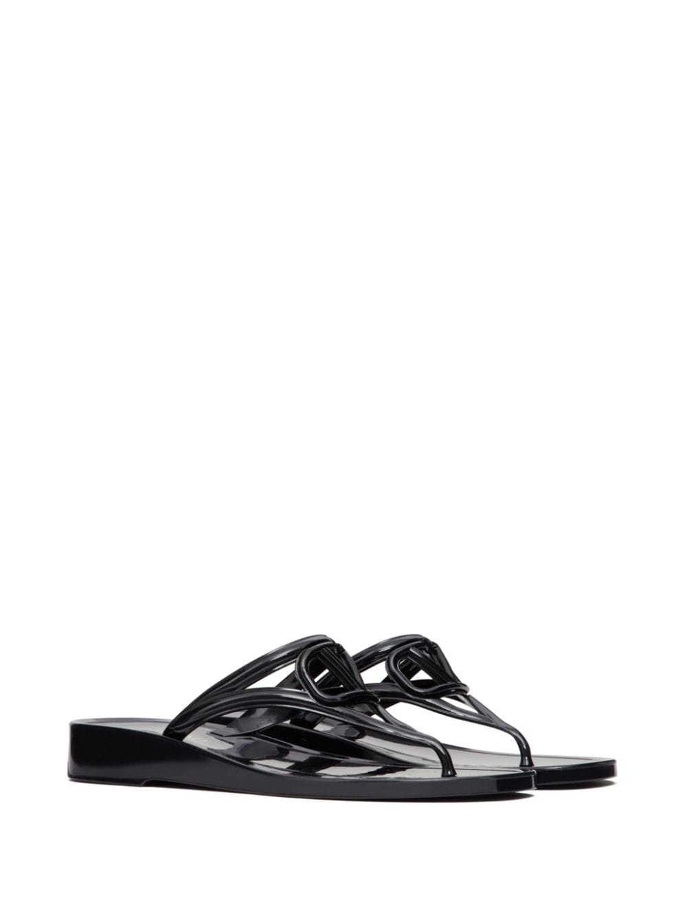 Valentino Garavani VLogo Sandals Black