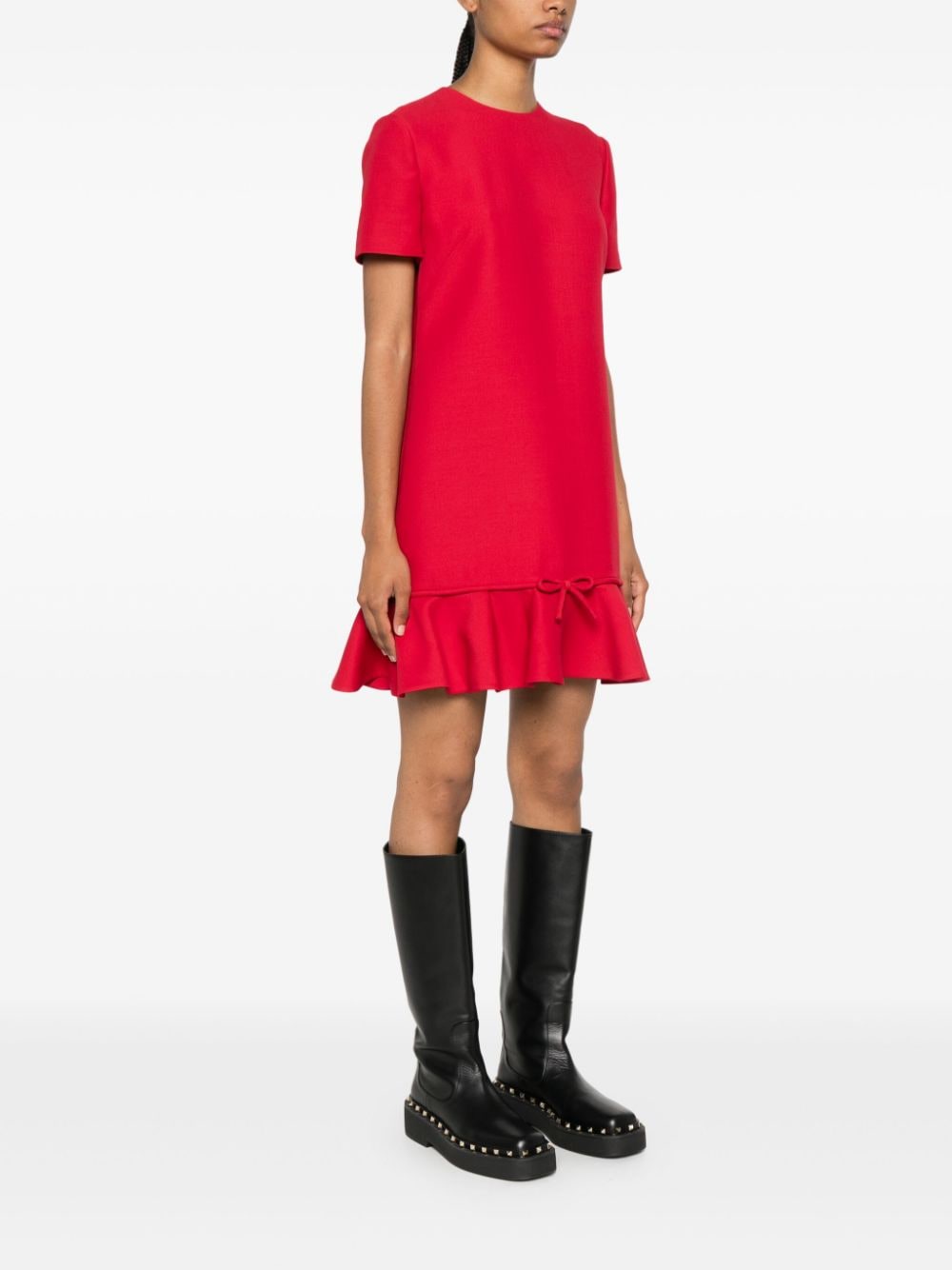 Valentino Wool-Silk Mini Dress