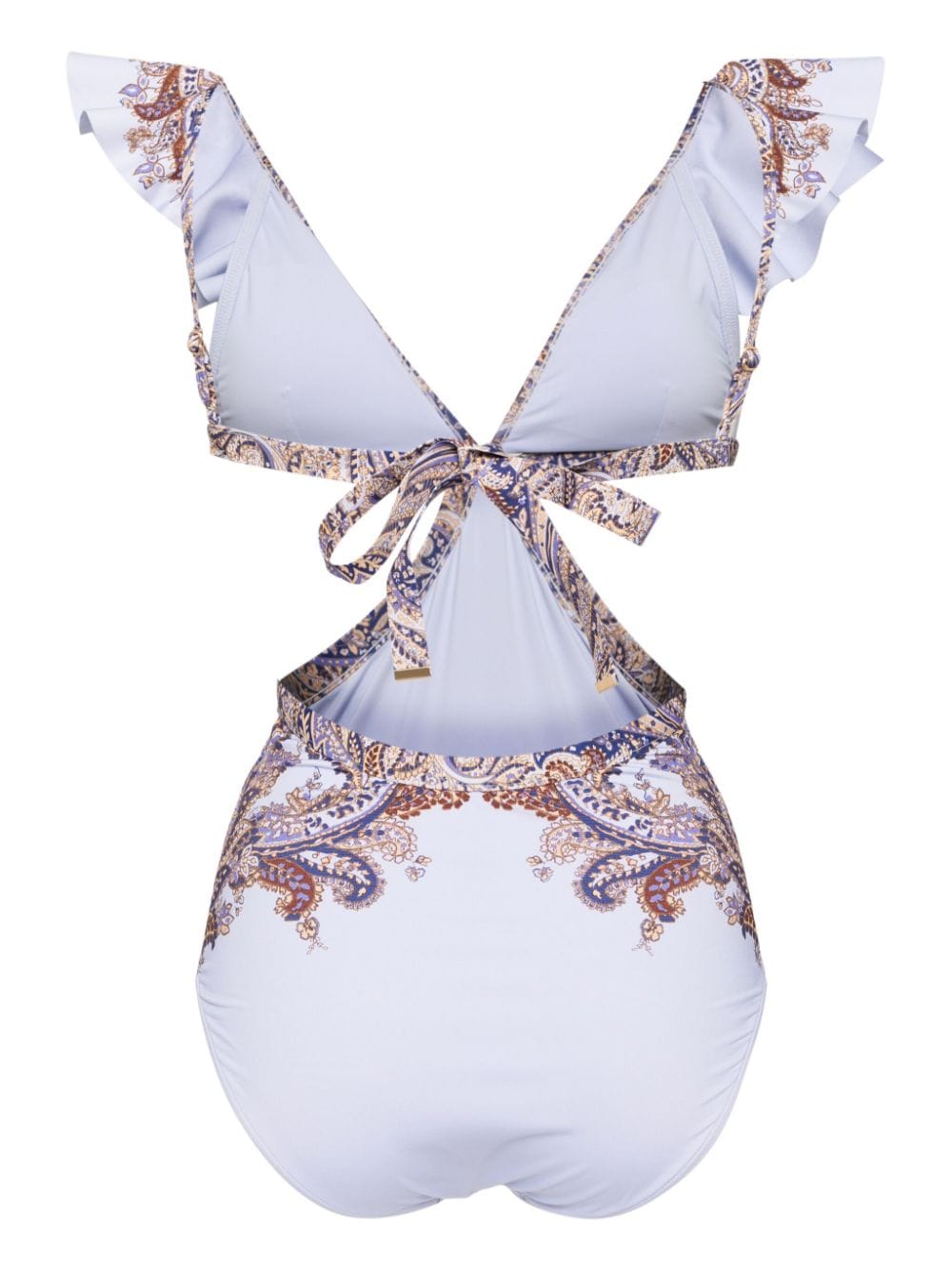 Zimmermann Ottie Ruffle One-Piece Swimsuit