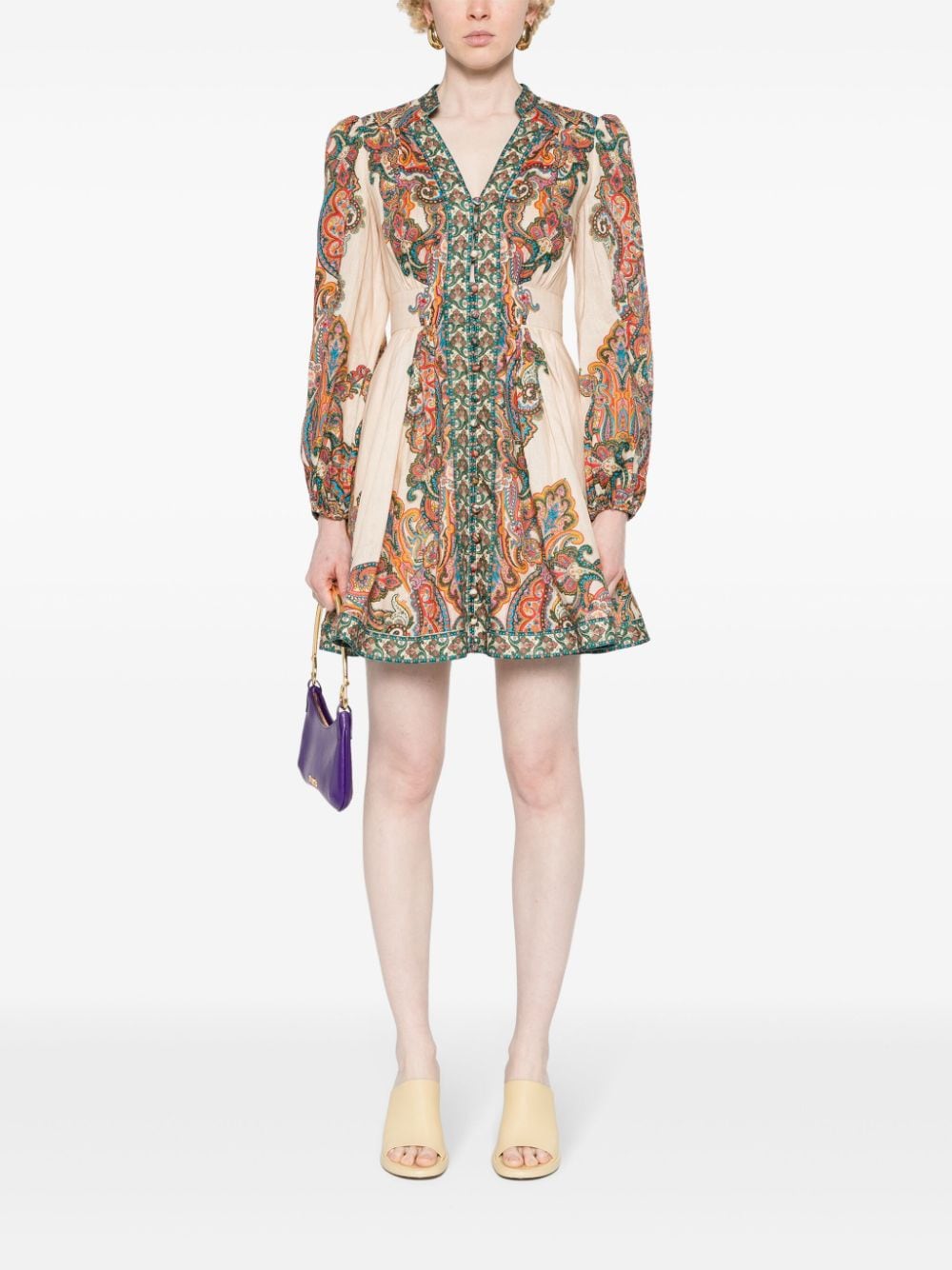 ZImmermann Ottie Paisley Mini Dress