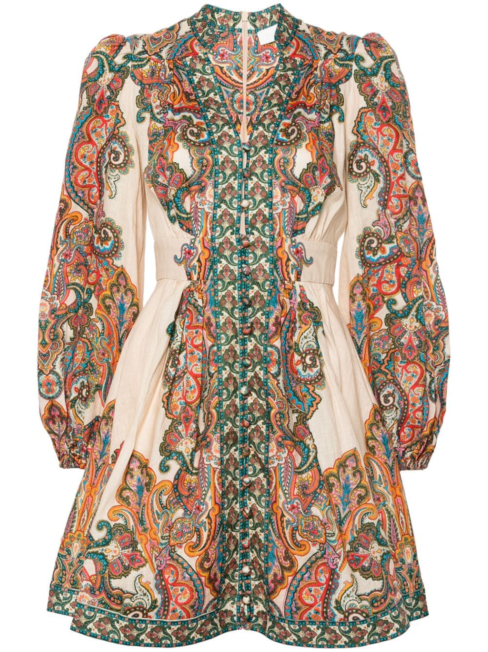 ZImmermann Ottie Paisley Mini Dress