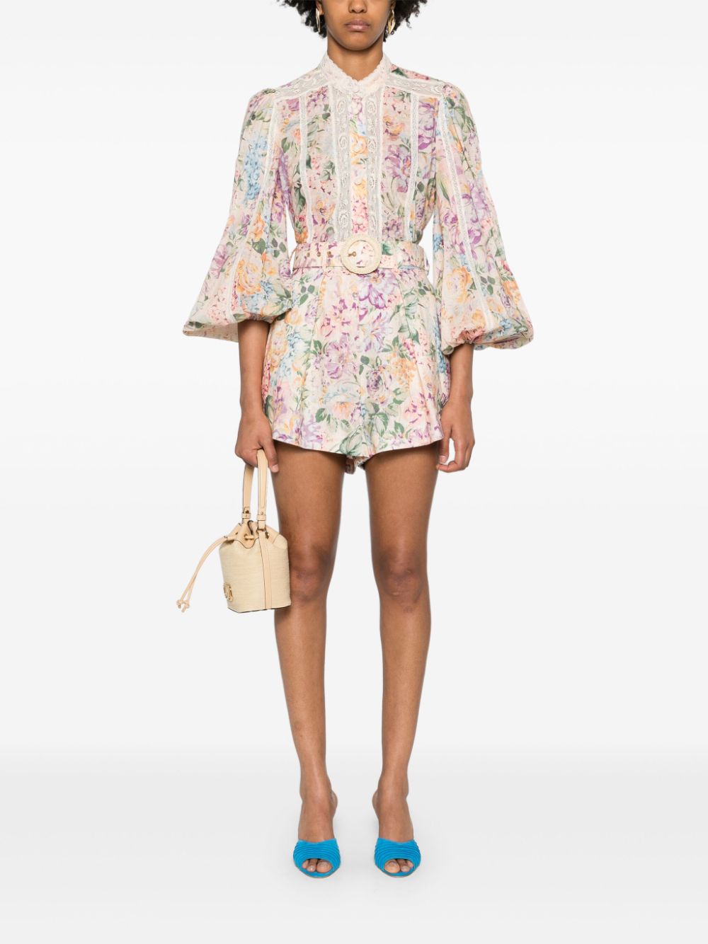 Zimmermann Halliday Floral Print Shirt