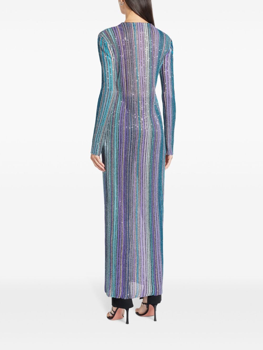 Missoni Sequin Striped Long Cardigan