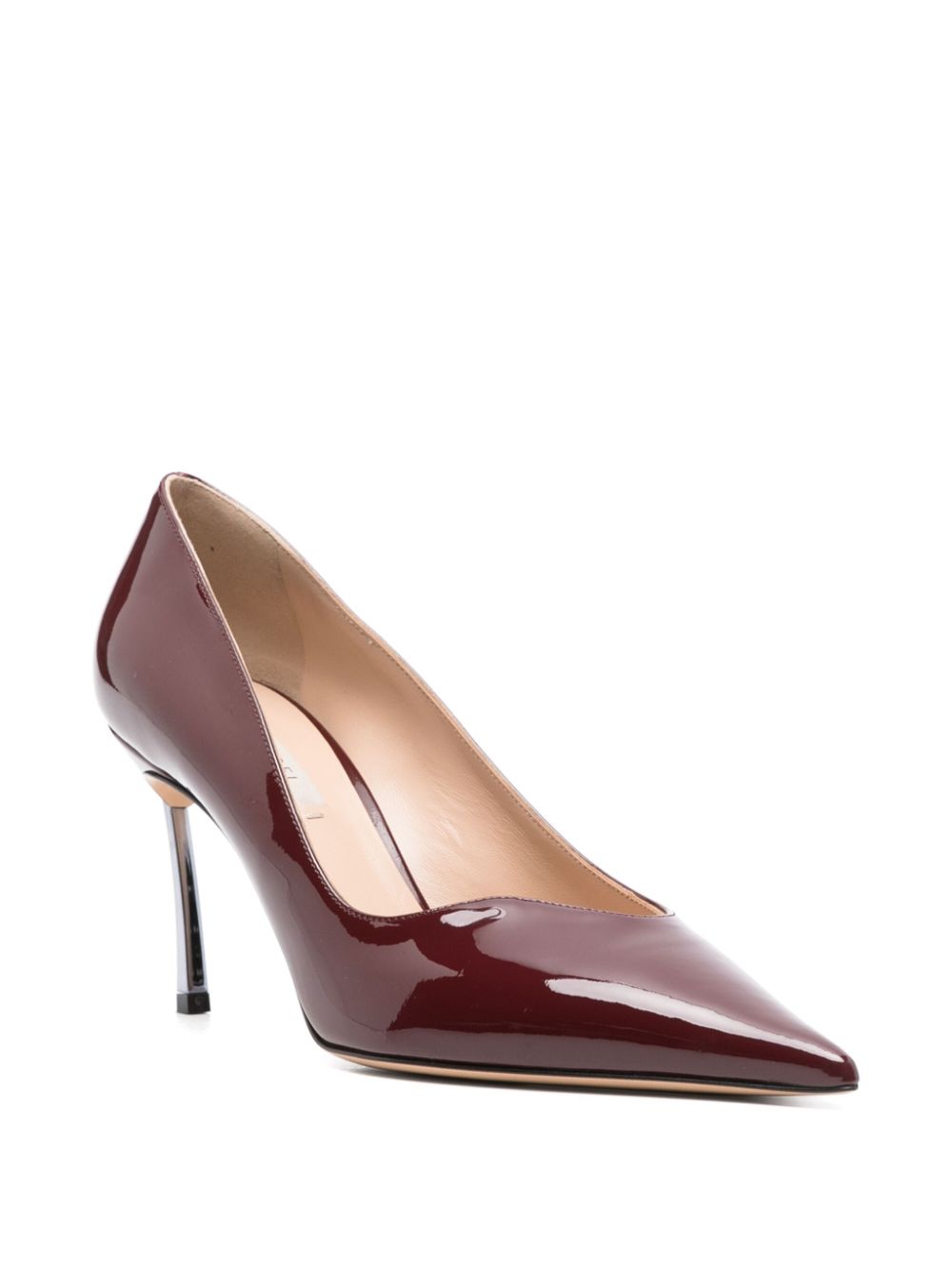 Casadei Superblade Patent Leather Pumps