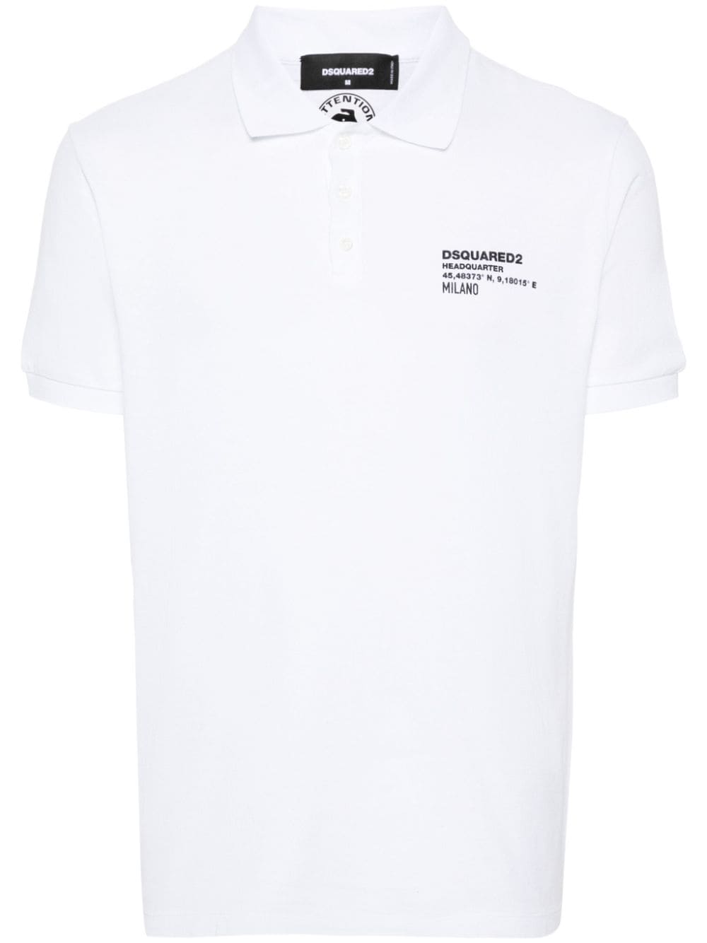 Dsquared2 Cotton Pique Polo Shirt